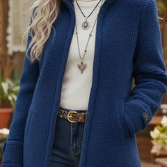 Carissa stand collar jacket