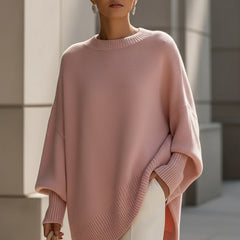 Jennifer oversized draped wide-neck sweater