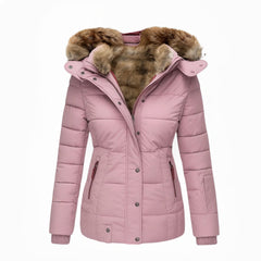 Maybelle hooded quilted winter coat