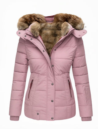 Maybelle hooded quilted winter coat
