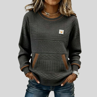 Abigail | Quilted Round-Neck Sweatshirt