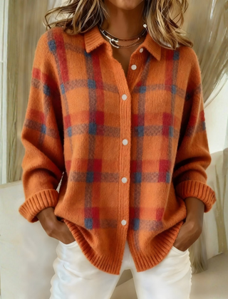 Elmsworth heritage check cardigan