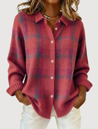 Elmsworth heritage check cardigan