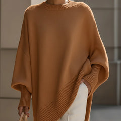 Jennifer oversized draped wide-neck sweater