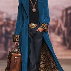 Madison velvet tailored coat
