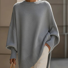 Jennifer oversized draped wide-neck sweater