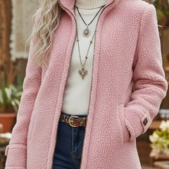 Carissa stand collar jacket