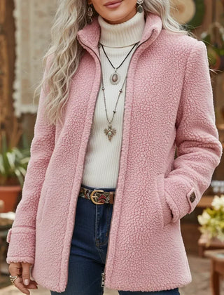 Carissa stand collar jacket