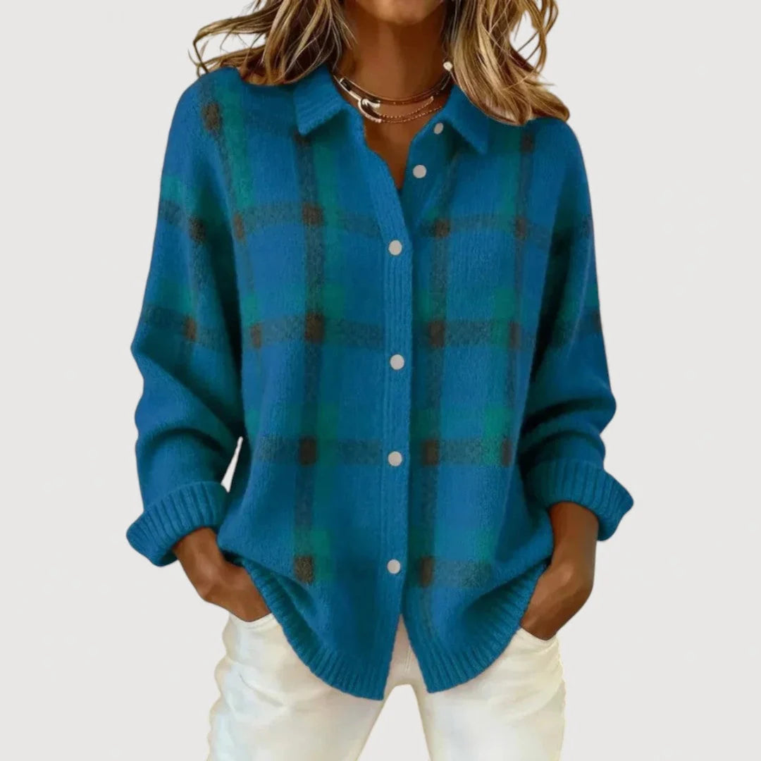 Elmsworth heritage check cardigan