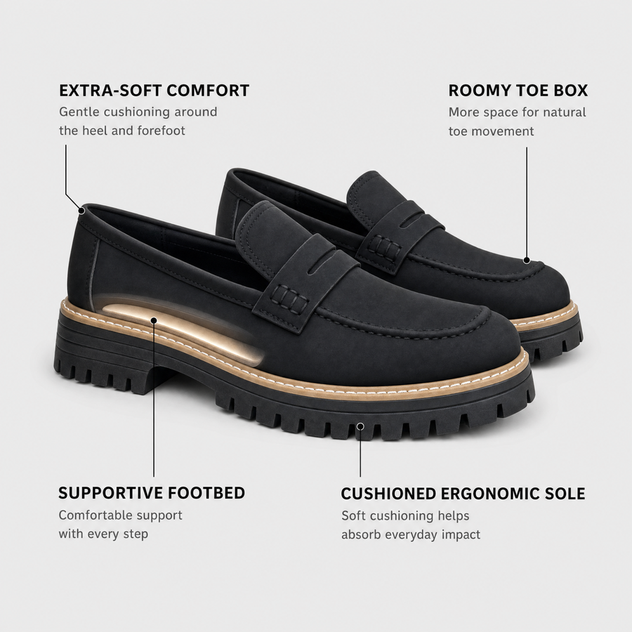 Niene™ | Stylish Comfort Loafers with Supportive Footbed