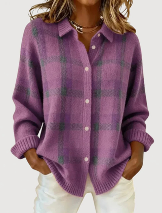 Elmsworth heritage check cardigan