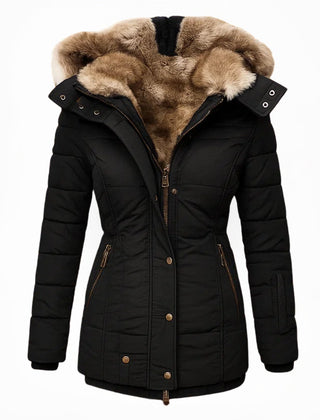 Maybelle hooded quilted winter coat