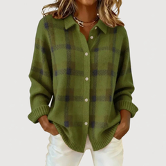Elmsworth heritage check cardigan