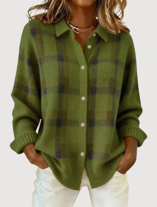Elmsworth heritage check cardigan