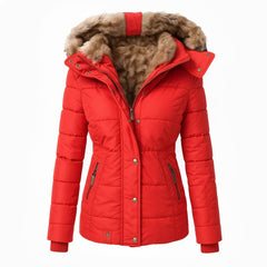 Maybelle hooded quilted winter coat