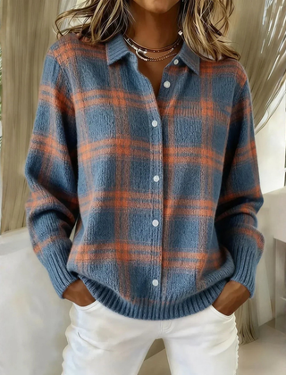 Elmsworth heritage check cardigan