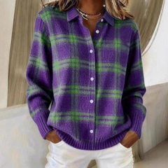 Elmsworth heritage check cardigan