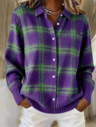 Elmsworth heritage check cardigan