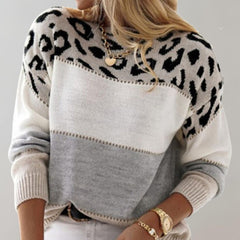 Charlene leopard print sweater
