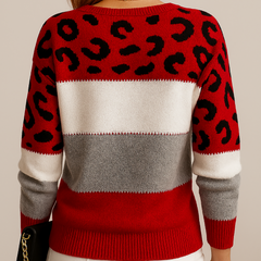 Charlene leopard print sweater