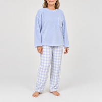 Maribel | Checked Long-Sleeve Pyjama Set