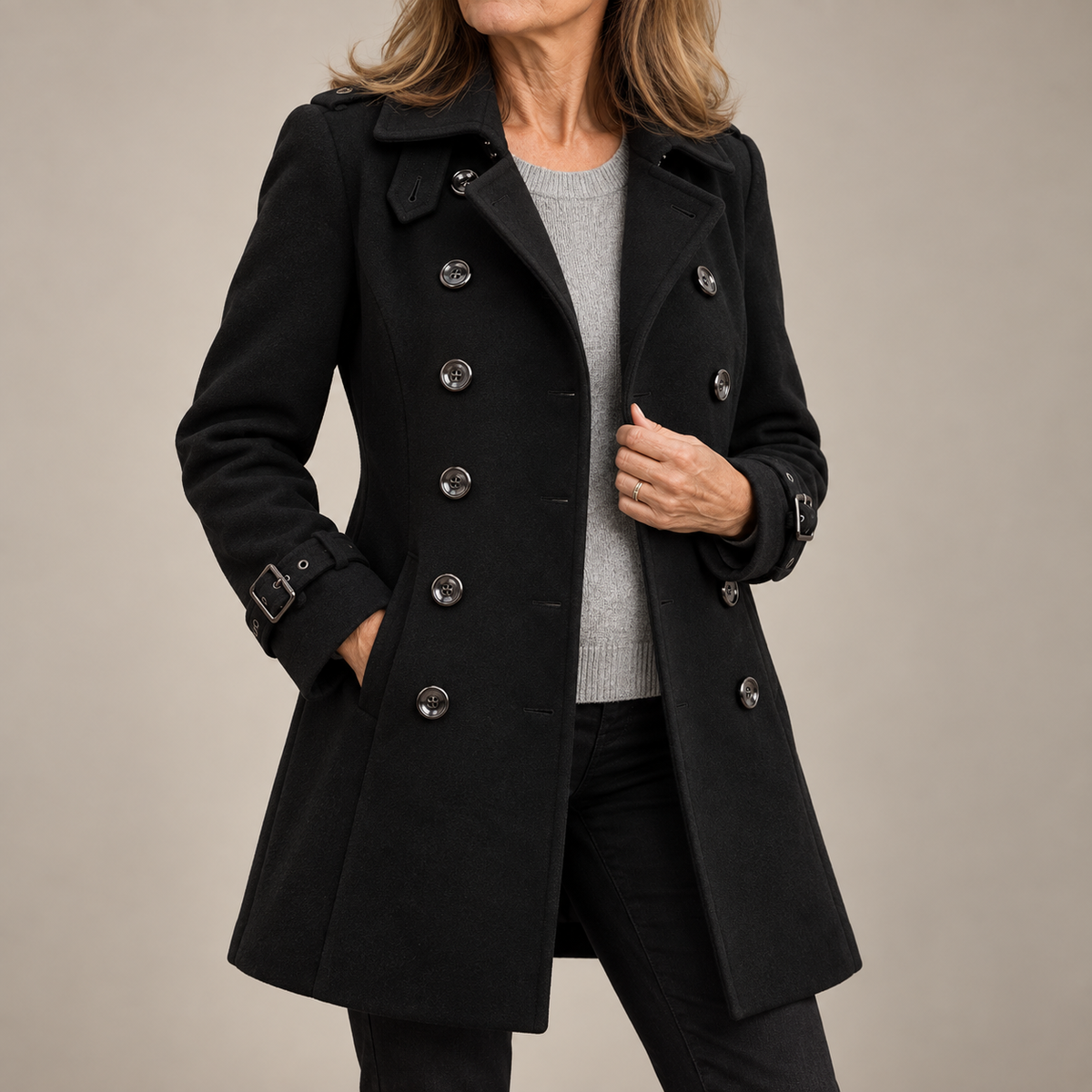 Danielle | Elegant Longline Trench Coat