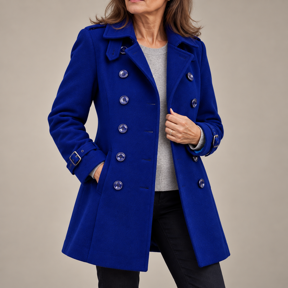Danielle | Elegant Longline Trench Coat