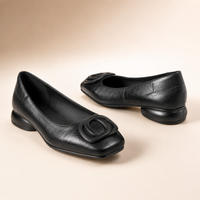 Opium Leather Flats