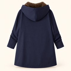 Evelyn sherpa-lined hooded coat