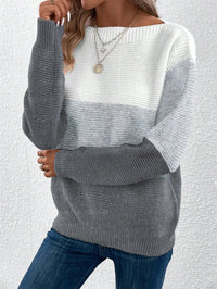 Nancy | Knitted Patchwork Sweater