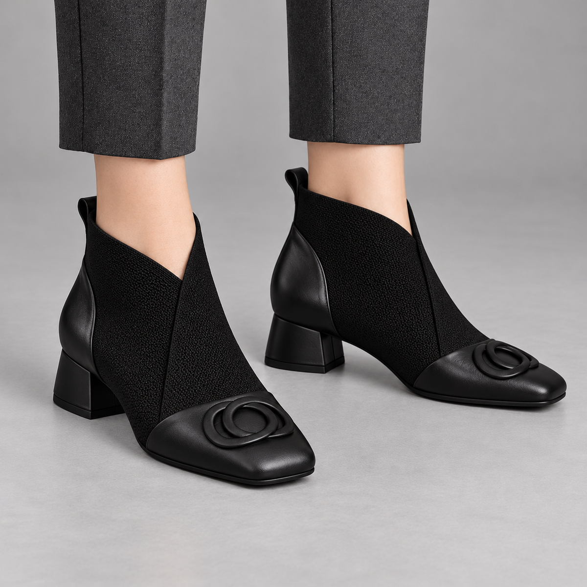 Opium leather-look ankle boots