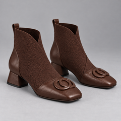 Opium leather-look ankle boots