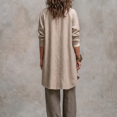 Simone layered wide-leg set