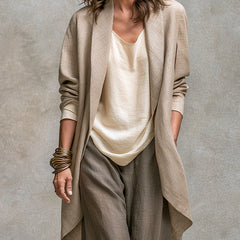 Simone layered wide-leg set