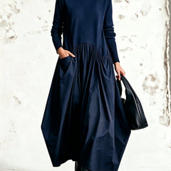 Sloane high neck pocket maxi dress