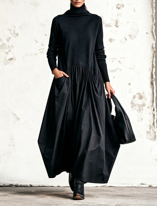 Sloane high neck pocket maxi dress