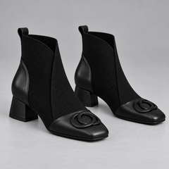 Opium leather-look ankle boots
