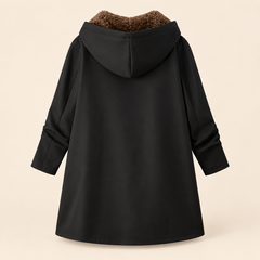 Evelyn sherpa-lined hooded coat