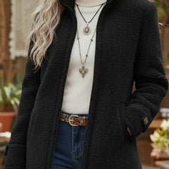 Carissa stand collar jacket