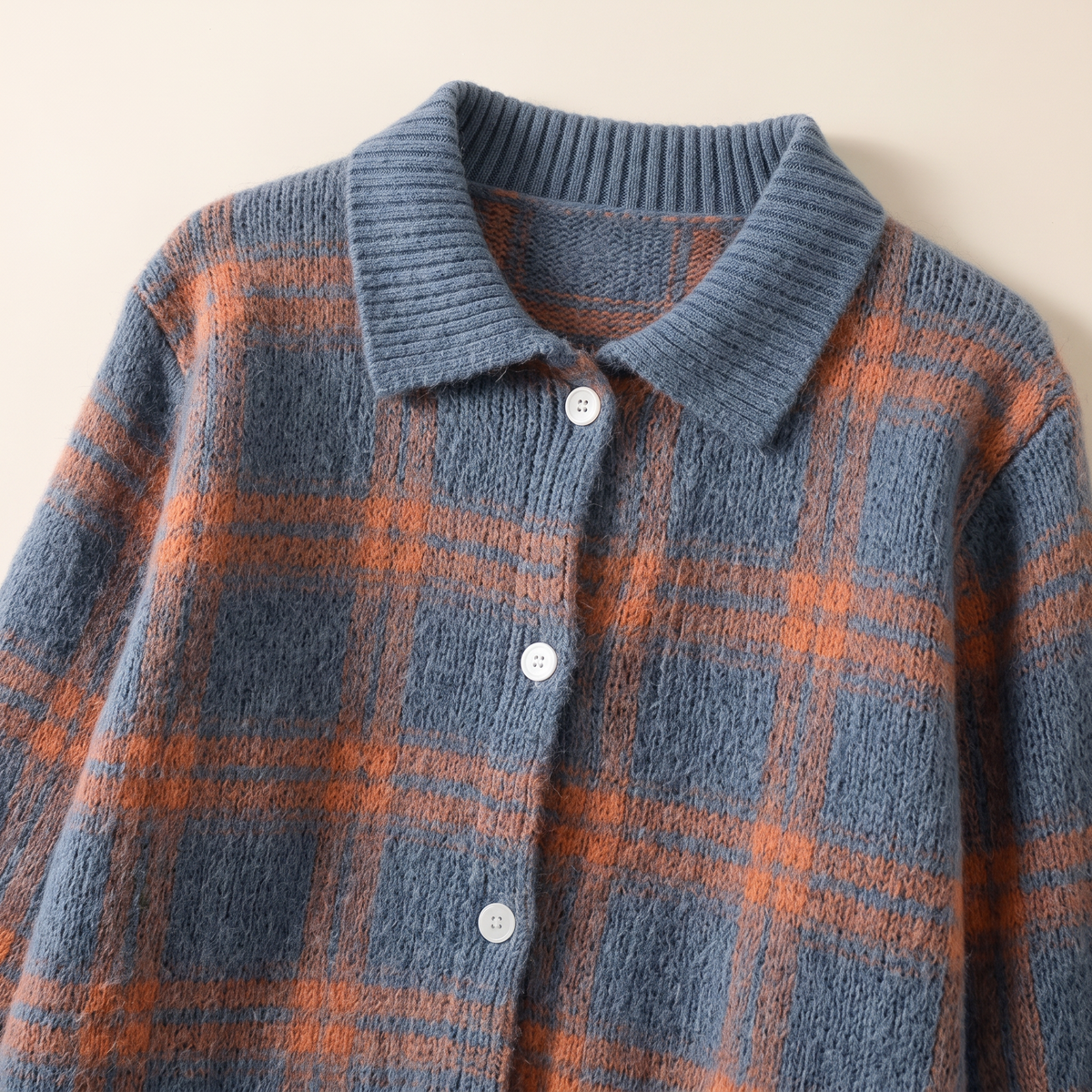 Elmsworth heritage check cardigan