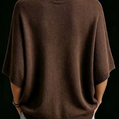 Amber casual batwing knit top