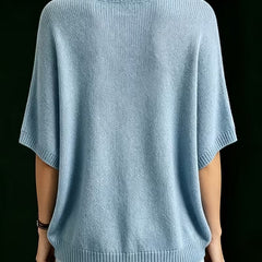 Amber casual batwing knit top