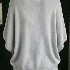Amber casual batwing knit top