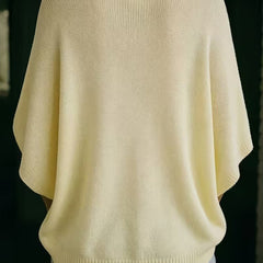 Amber casual batwing knit top