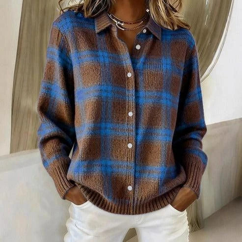 Elmsworth heritage check cardigan